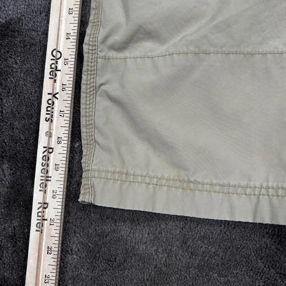 Eddie Bauer Mens Khaki Cotton Drawstring Utility Shorts Size‎ 38 Tan Outdoor